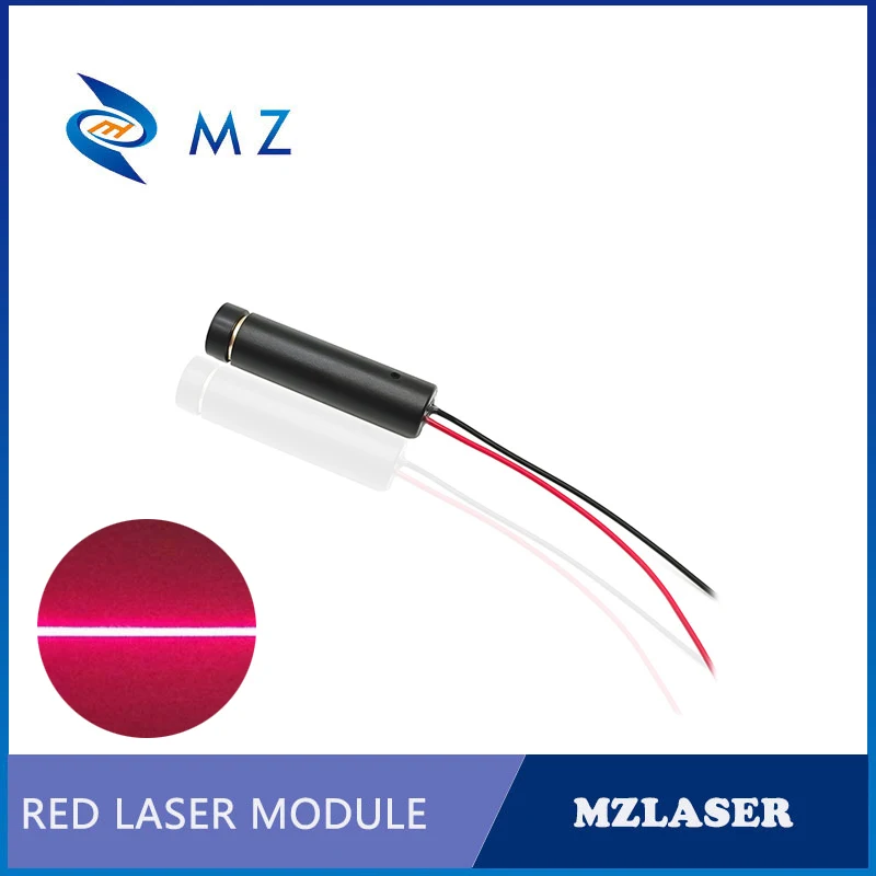 Rode Lijn Laserdiode Model Verstelbare Focus Compacte Mini D 10Mm 638nm 100Mw Cw Industriële Kwaliteit Machine Rode Lijn Laser