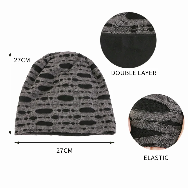 Fashion Beanies Retro Hats For Men Women  Autumn Winter Bonnet Gorras Unisex Streetwear Skullies Beanie Loose Style Cap