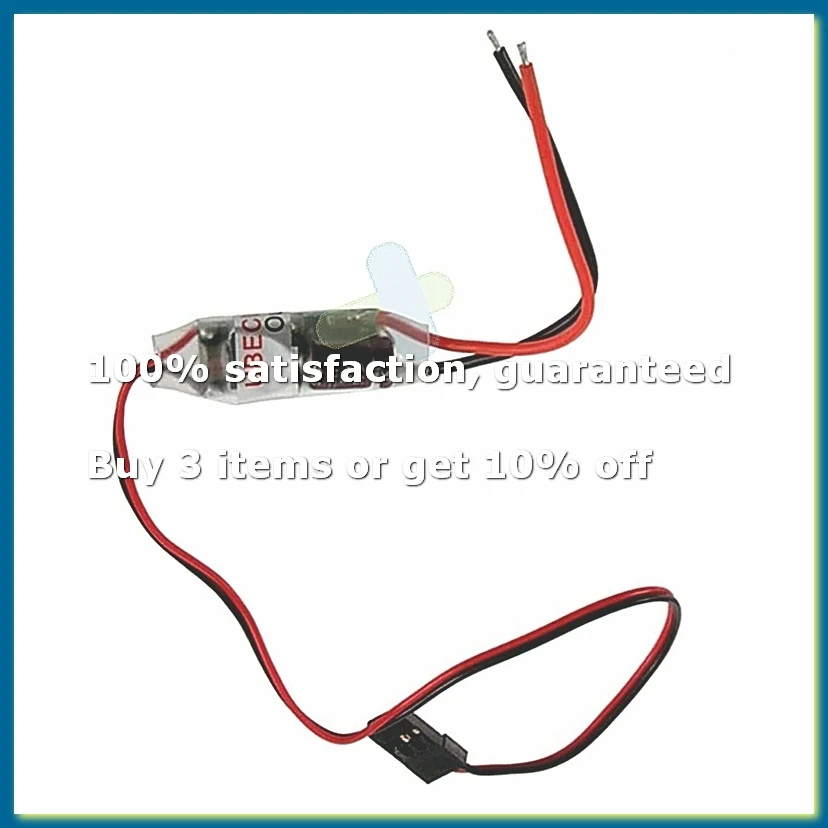 UBEC 5V BEC Full Shielding Antijamming Switching Regulator for FPV RC Drone Receiver Power Supply(3A)