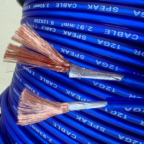 1 metro 5 metros 18GA 16GA 14GA 12GAMatte Cable de altavoz de cobre puro, Cable de Audio, Cable de altavoz, Cable de conexión de Audio