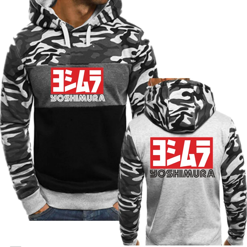 

2023 New Selling New Yoshimura Logo Printing Men's Warm Hoodie Cotton Patchwork Camouflage Mens Delicate Popular Sports Hoodie