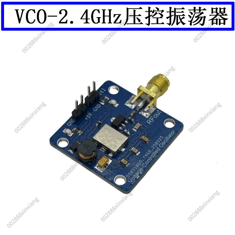 2.4G Voltage Controlled Oscillator RF Microwave Module VCO Sweep Signal Source Voltage Controlled Signal Source