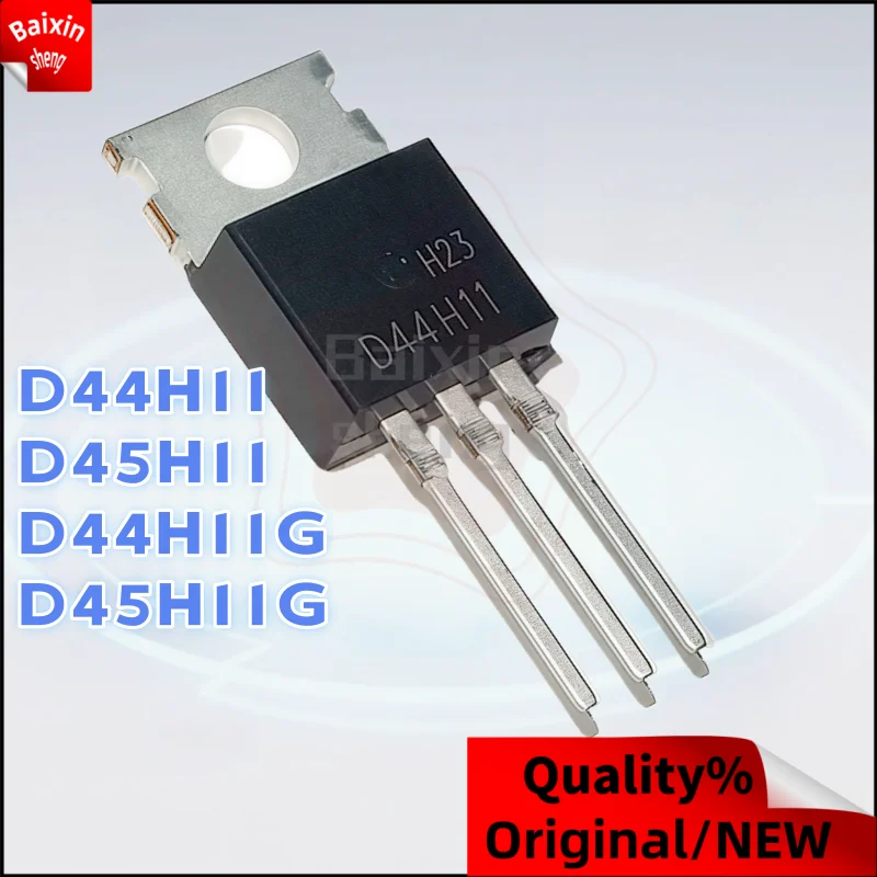 

10PCS NEW 100% quality D44H11G D45H11G D45H11 D44H11 TO-220 triode