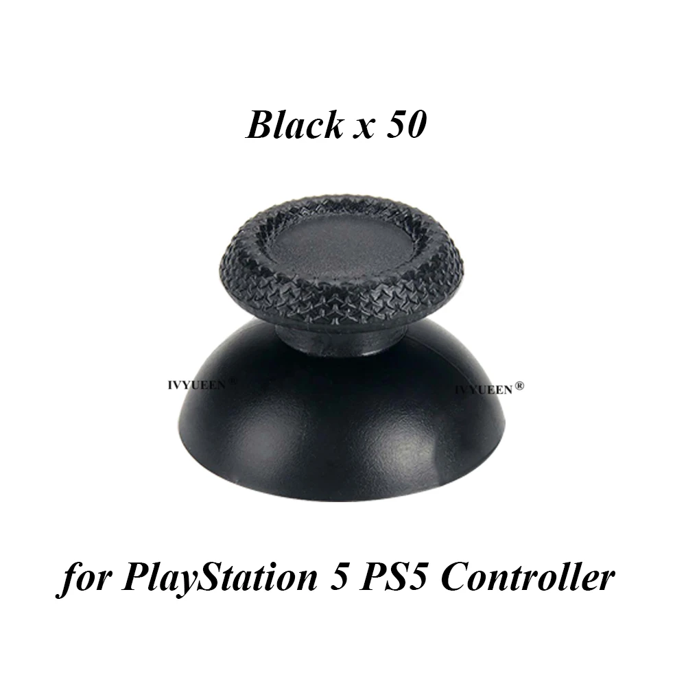 IVYUEEN, 50 шт., черные и серые высококачественные стики для PlayStation Dualshock 4 PS4 Pro Slim, аналоговый чехол для джойстика