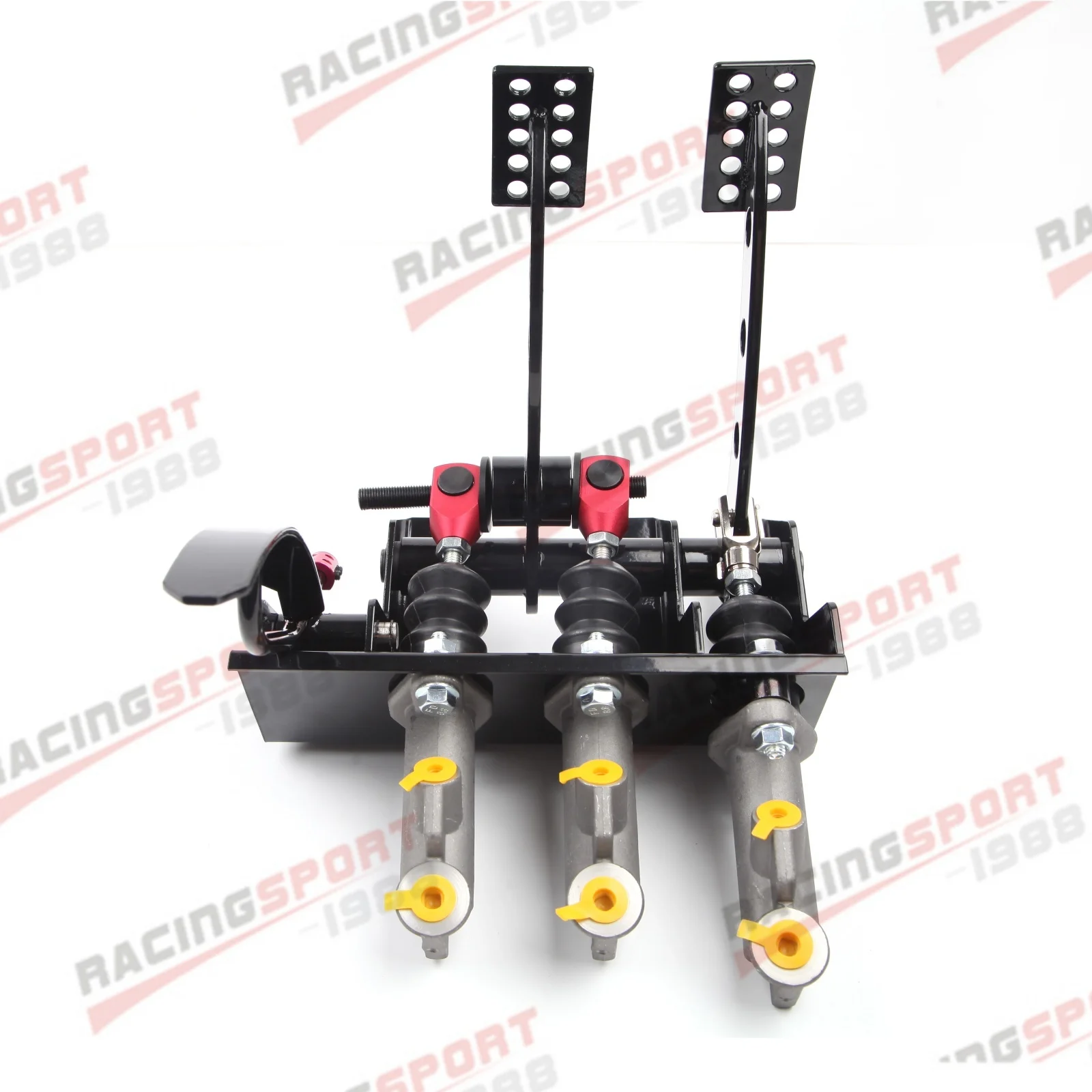 Heavy Duty Steel Race Rally Hydraulic Clutch Brake Bias Pedal Box Assembly