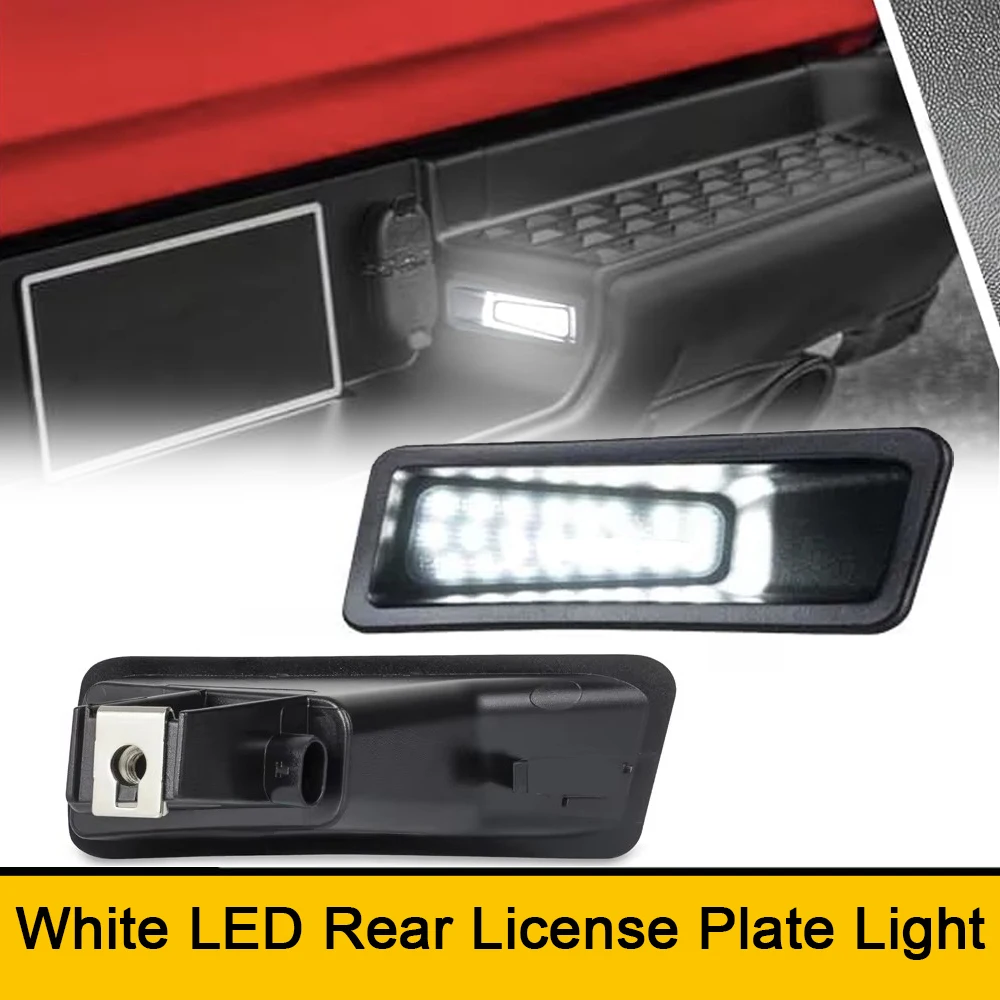 

2x фонари заднего бампера для номерного знака Dodge Ram 1500, модель 2019-2023, задняя подсветка для парковки автомобиля OEM # 68259697AB 6000K подсветка номера