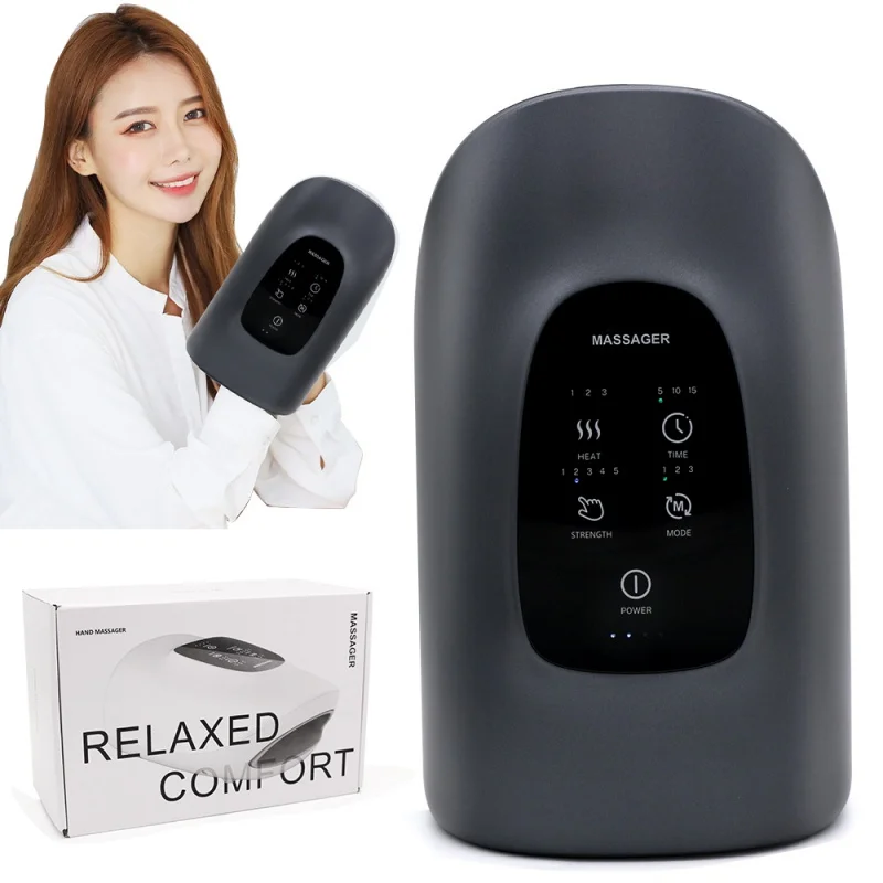 

Hand Massager Airbag Plus Hot Compression Vibration Meridian Acupoint Pressing Kneading Massager