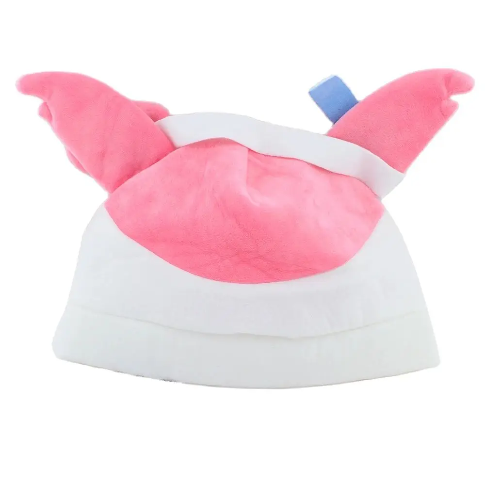 Pokemon Sylveon Fairy typ Eevee Cosplay Hat, Nintendo Switch Game Cap Cartoon Movie Character Plush Toy Caps Stuffed Hats