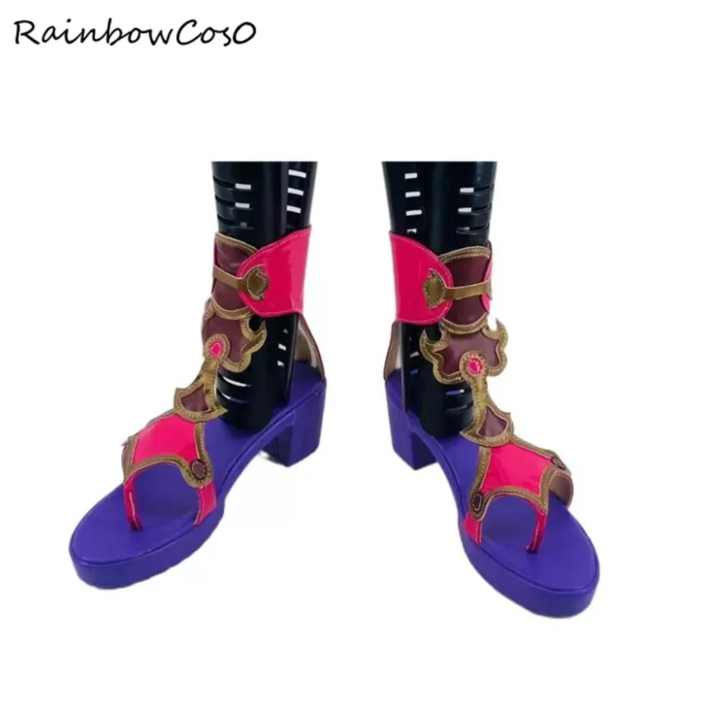 Izumi Mitsuki idolish7 scarpe Cosplay stivali gioco Anime Halloween RainbowCos0 W4202