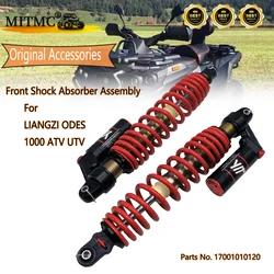 2PCS Front Shock Absorber Assembly (Red or white) For Liangzi Odes 1000 ATV QUAD GO KART Parts No.17001010120