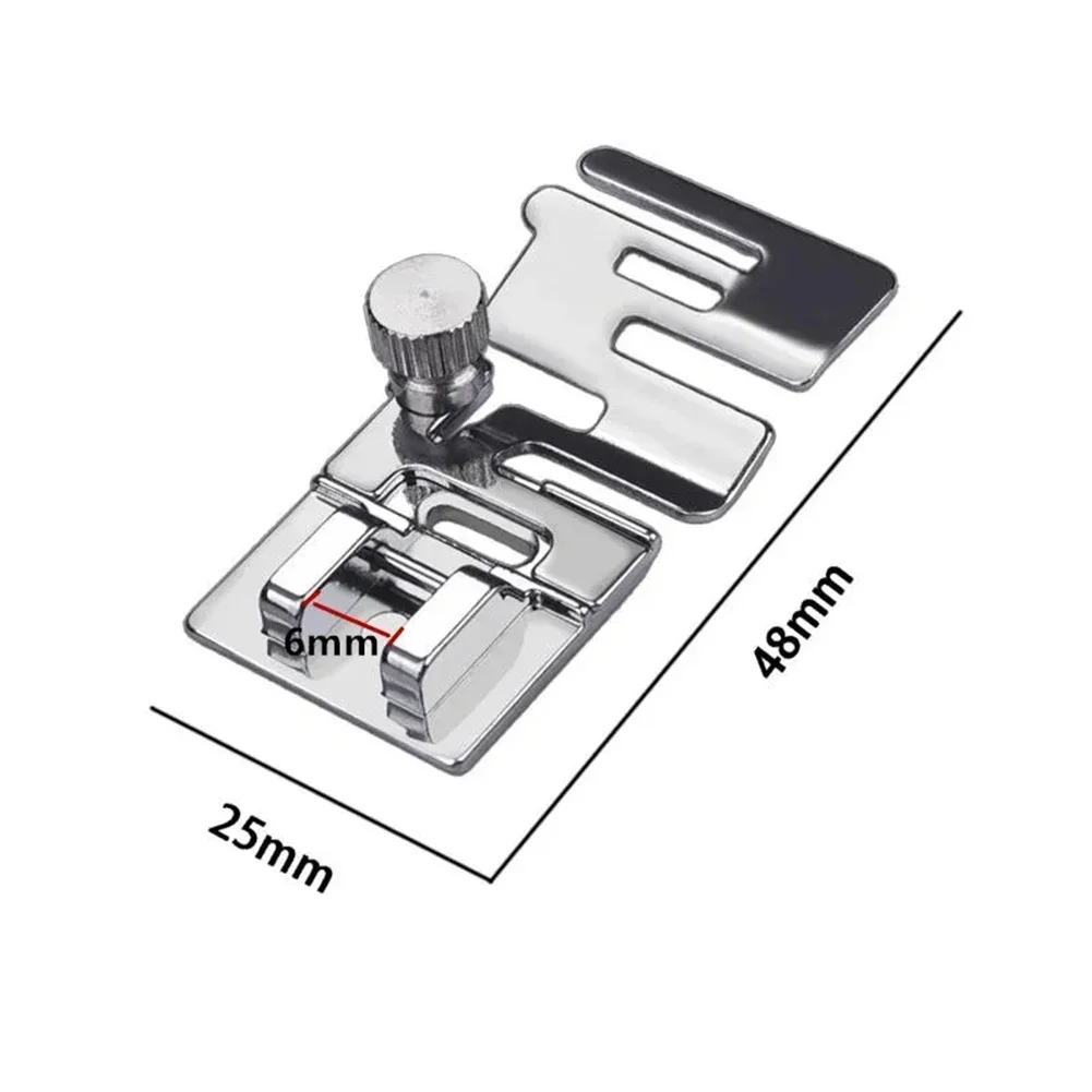 1Pcs 9907-6 Elastic Band Presser Foot Multifunctional Precise Sewing Machine Accessories Replacement Handicraft Sewing Fittings