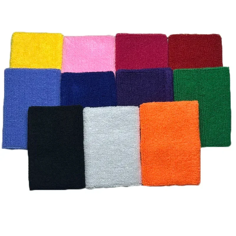 8×10cm Towel Sports Wristbands Tennis Sweat Bands Wrist Guard For Basketball Volleyball Padel Fitness Sweatbands Wrist Wrap Cuf