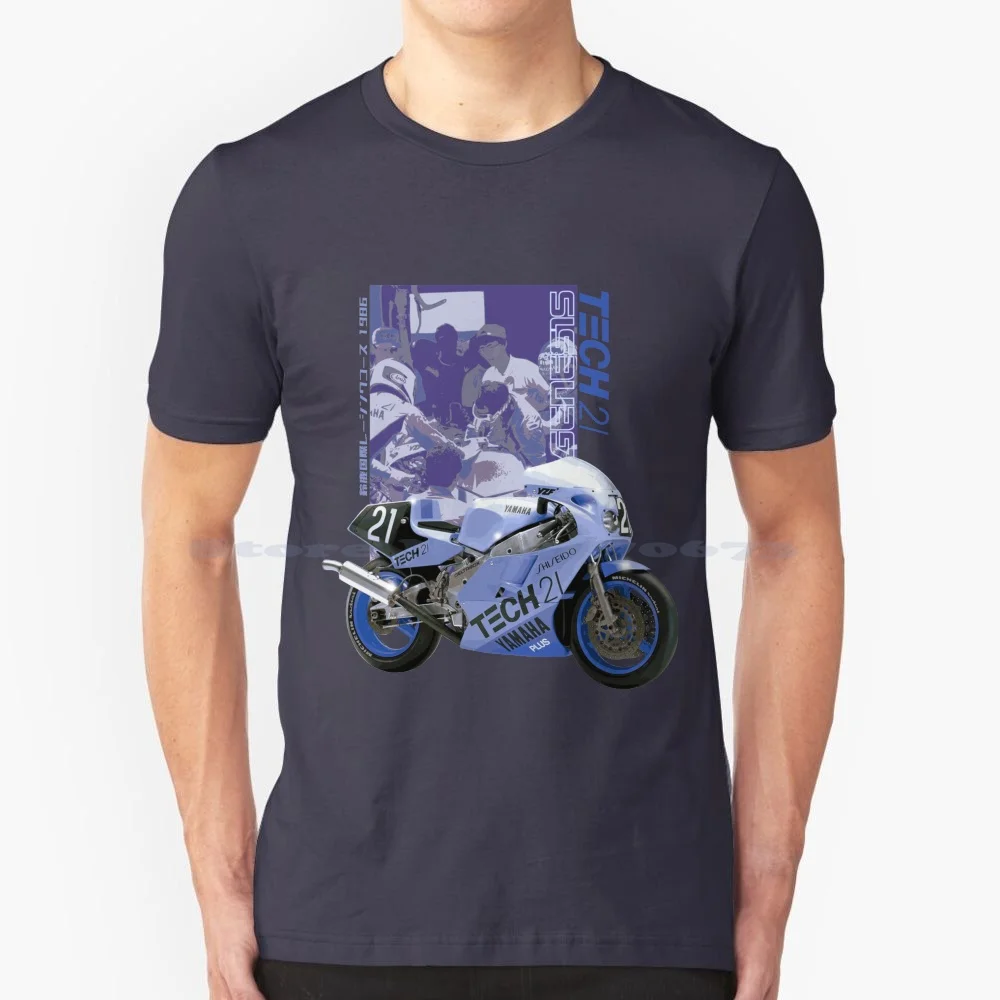 Two Can Play The Game T Shirt 100% Cotton Tee Tech21 Endurance Bike Suzuka 8 Hours Genesis Yzf750 Superbike Motorcycle Vintage