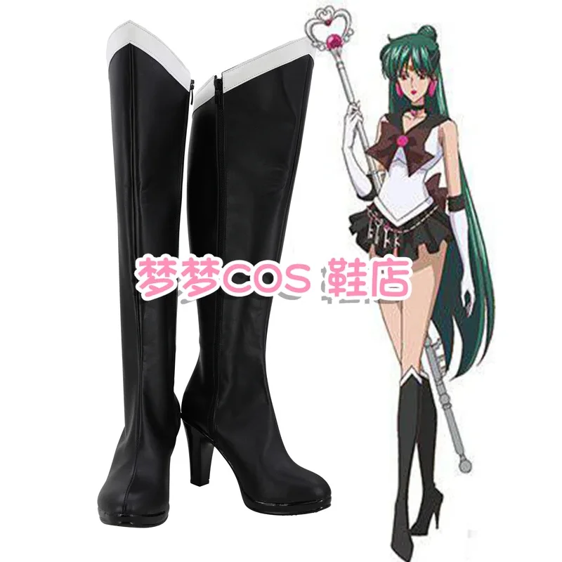 

Аниме Meiou Setsuna Sailor Pluto, аксессуары для костюмов для косплея, обувь, botas de Halloween