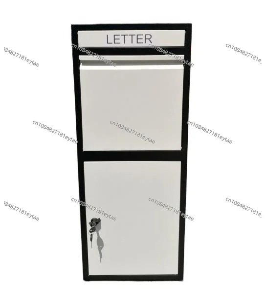Modern Outdoor Metal Mailbox New Design Letter Boxes with Waterproof Feature for Rural Areas and outside Gate Post Boxes