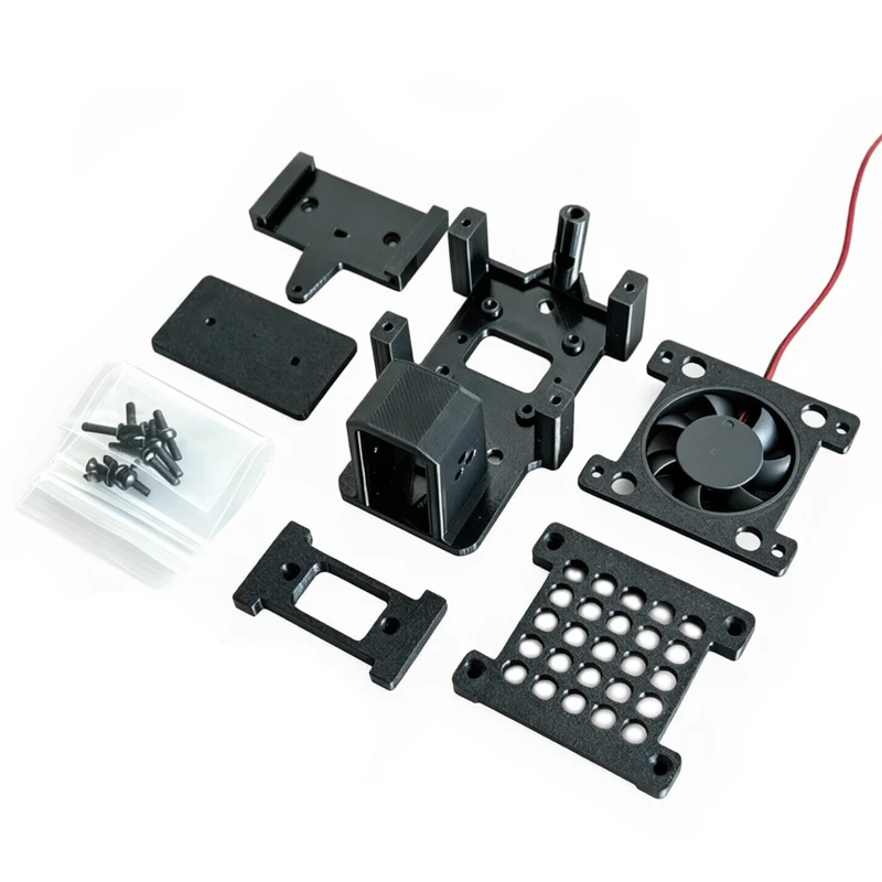 1Set Quick‑Release Mount Bracket For WalkSnail Ascent Lite+ VTX Module w 5V/12V Cooling Fan Compatible with RC Car FPV Recording