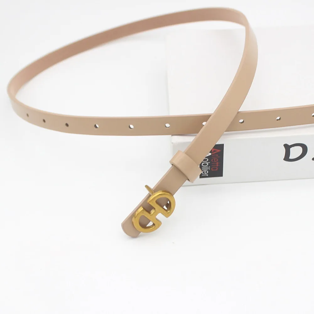 แฟชั่นเข็มขัดหนัง PU สําหรับผู้หญิงโลหะหัวเข็มขัดสายรัดเอวกางเกงยีนส์หญิงชุดกางเกง All-Match ตกแต่งเข็มขัด