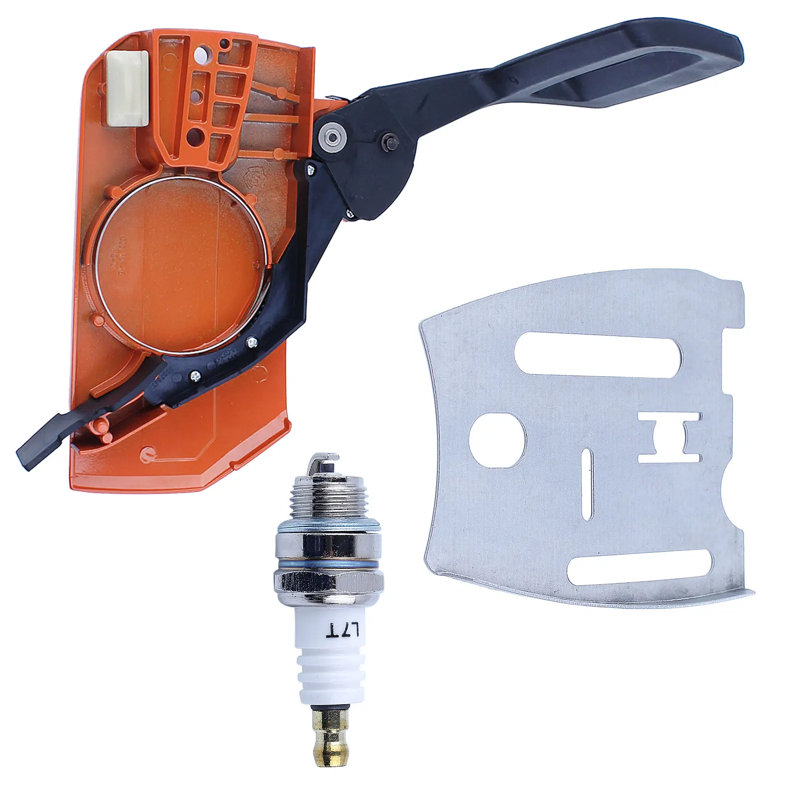 Imagem -06 - Chain Brake Side Cover para Husqvarna Chainsaw Handle Guard Bar Plate Kit Bucha Manga 61 66 266 268 272