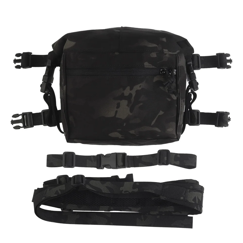 Großvolumiger MOLLE-kompatibler Alpha-Erweiterungsrucksack für Brustgurte, taktische Ausrüstung, Jagd- und Outdoor-Abenteuerzubehör – Detail 13