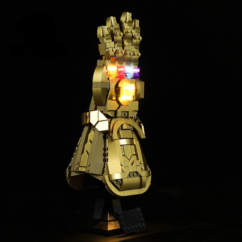 Geen bouwstenen Lampverlichting voor Infinity Gauntlet 76191 DIY Speelgoed Alleen cadeau Verlichtingsset