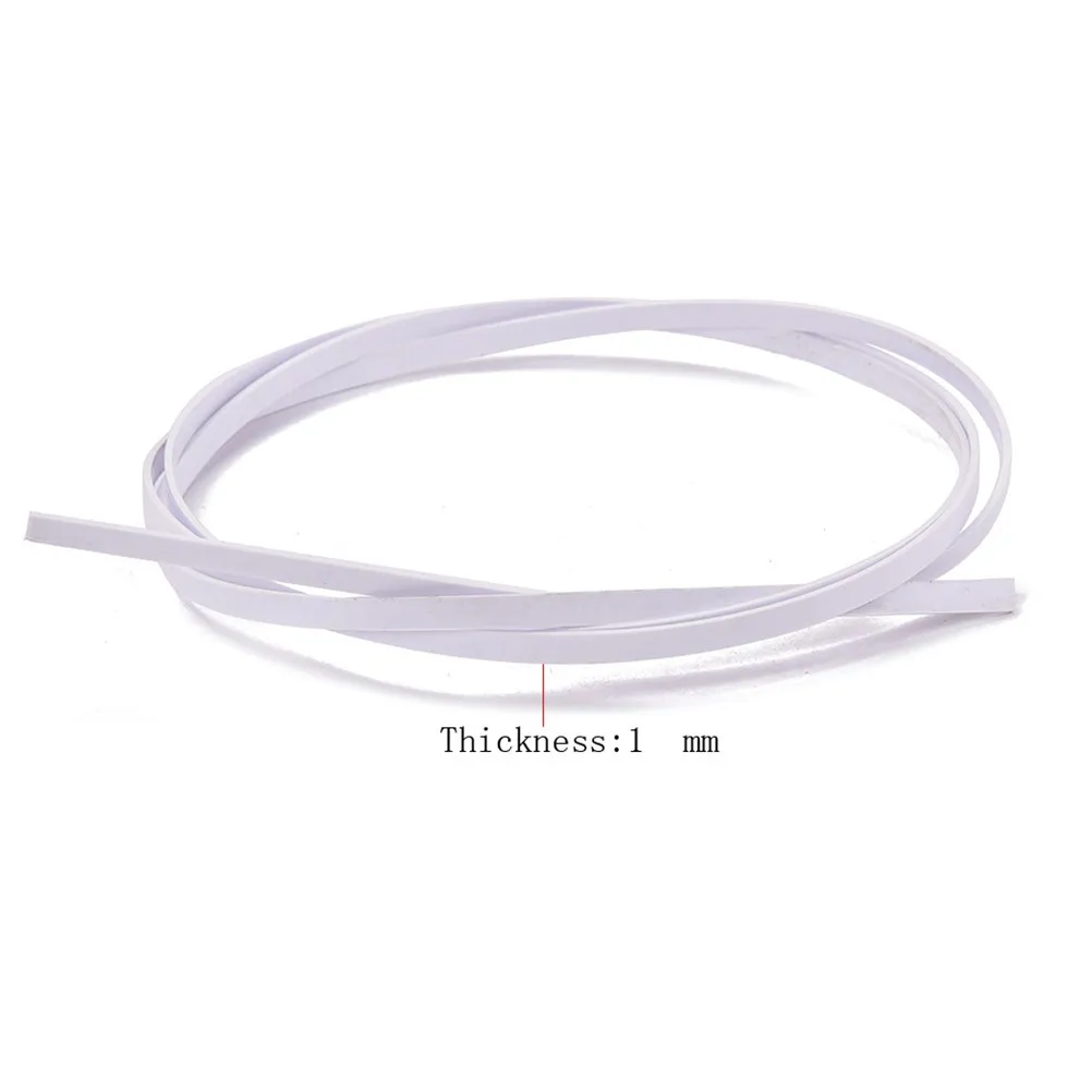 White Guitar Binding 1Mm Thick Strip Compatible with Acoustic and Classical Guitar DIY Repair Parts for Luthiers Makers