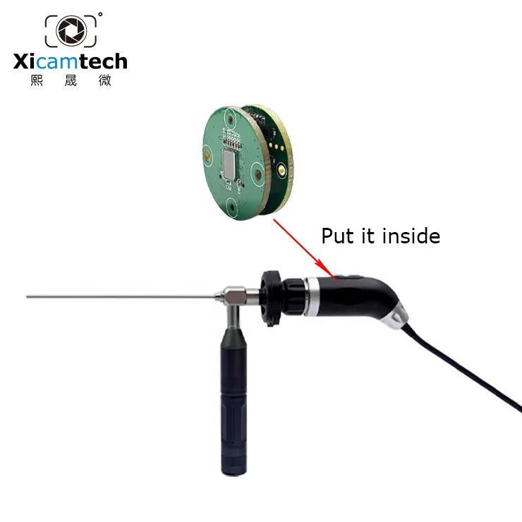 2MP FHD 60Fps Optical Rigid Endoscope USB 2.0 Camera Module CMOS Image Sensor Button Freeze & AWB Feature for ENT Animal Markets