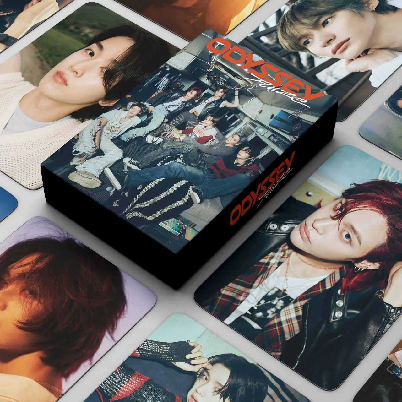 مجموعة من بطاقات الصور الفوتوغرافية من RIIZE Jimmy مكونة من 55 قطعة من ODYSSEY Impossible Lucky الرسمية K-POP Merch Trading LOMO مجموعة مروحة هدية توصيل سريع