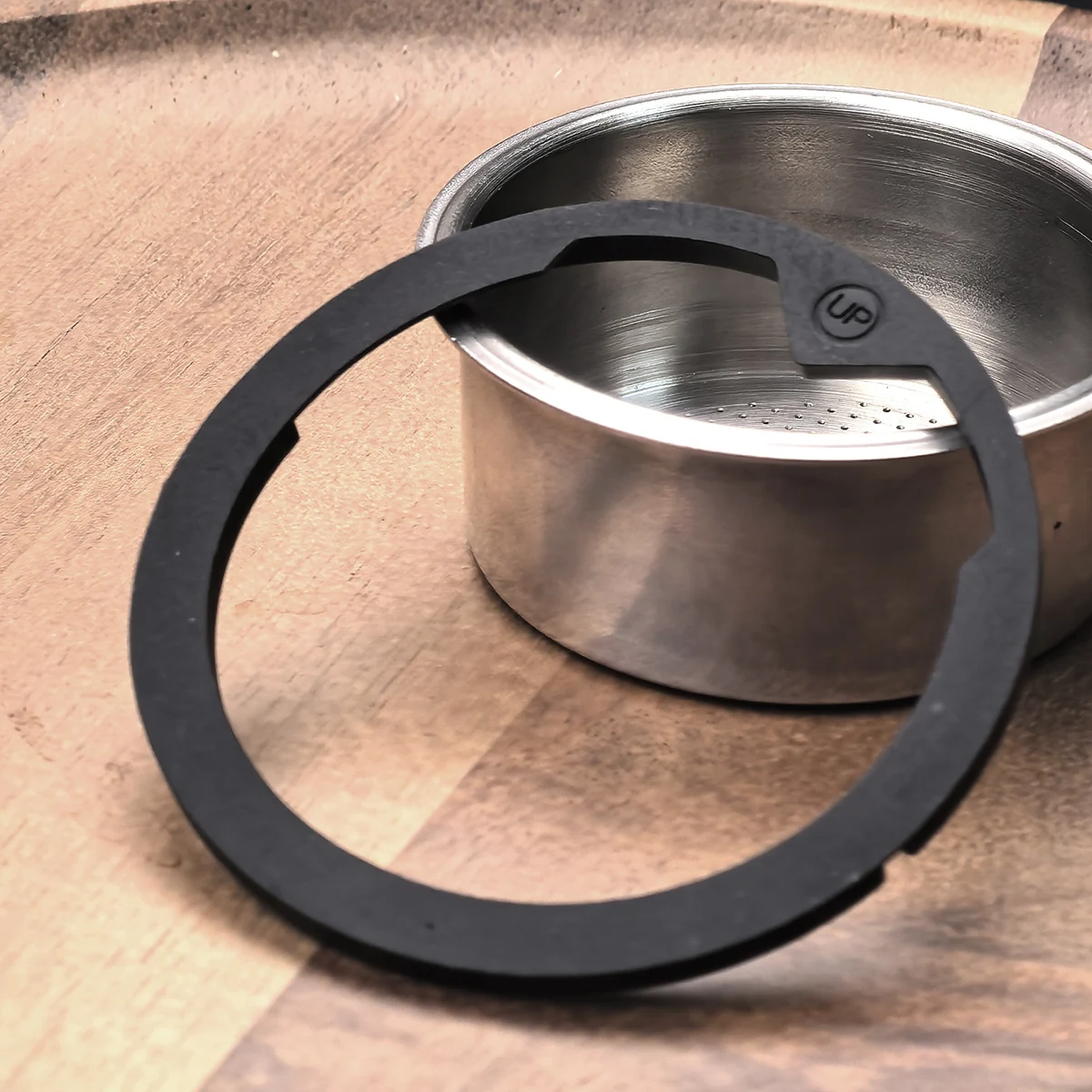 Substituição de vedação de borracha de rebarba superior compatível com peças de junta de vedação de silicone para máquina de café expresso Breville Barista