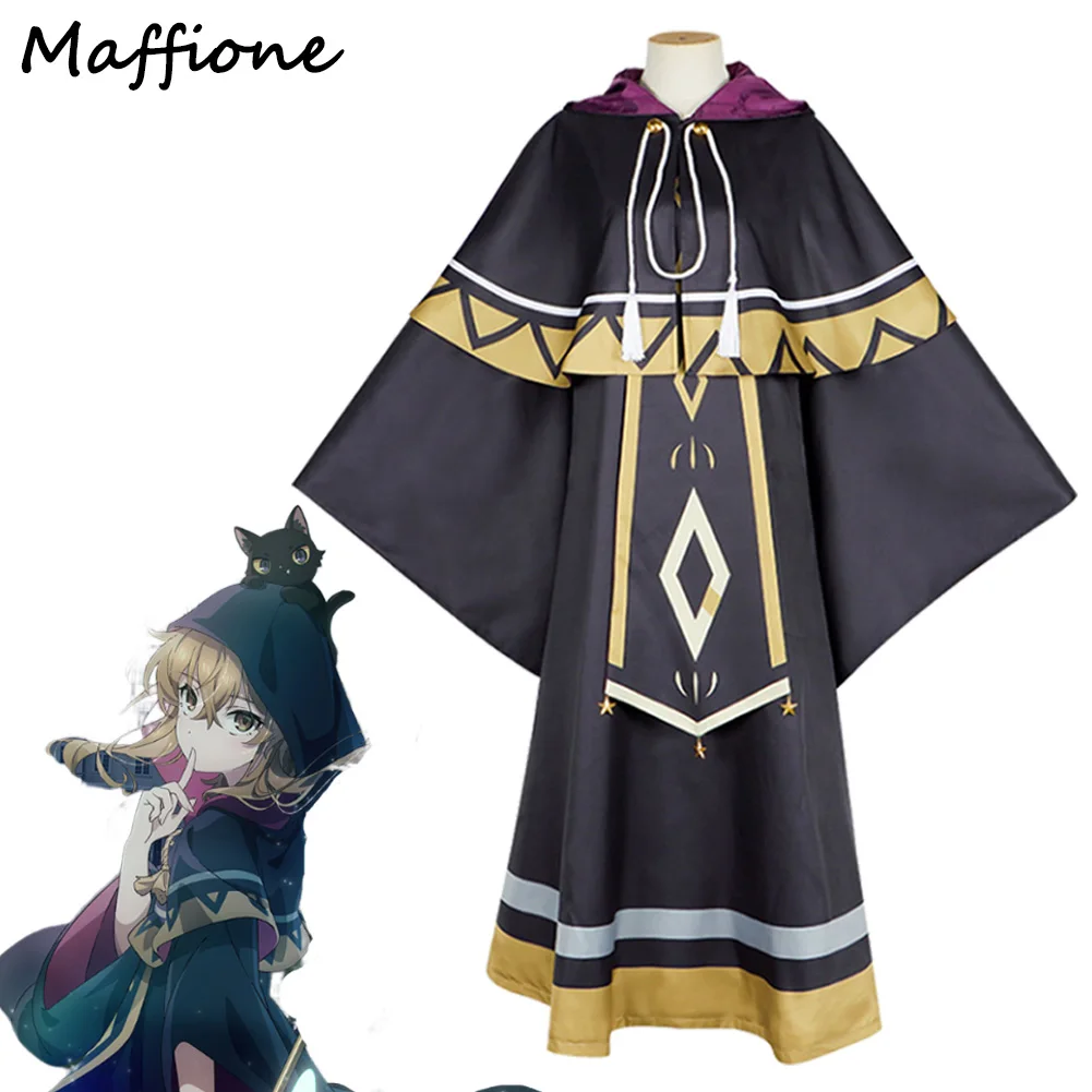 

Anime Silent Witch Monica Cosplay Costume Women Dress Cloak Set Full Clothing Female Halloween Events Party Carnival Girls Suit