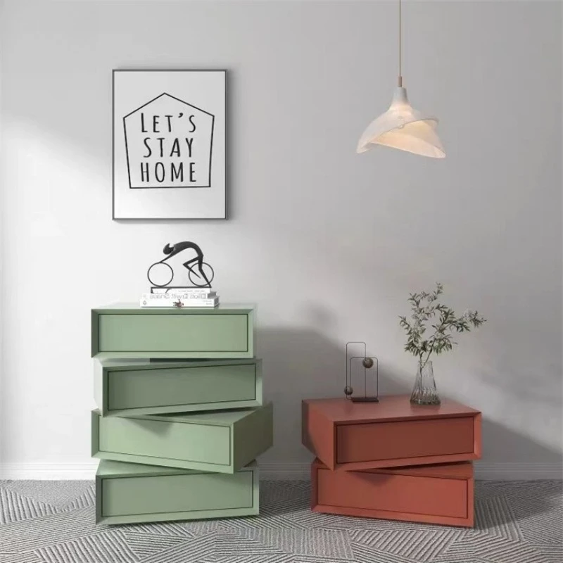 Modern simple bedside cabinet combination cabinet