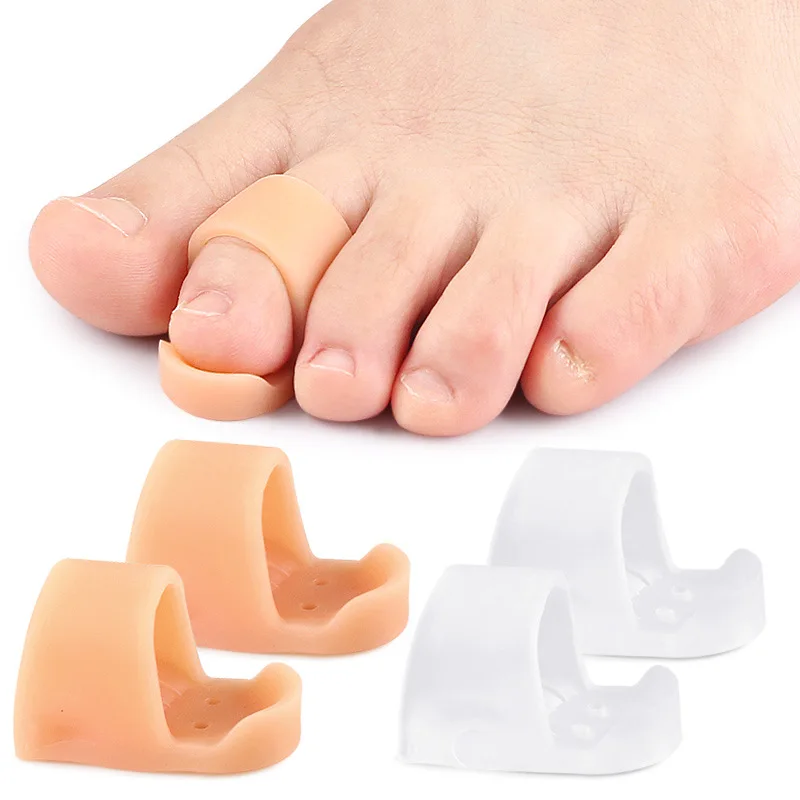 

1/5Pairs Toe Straightener Thumb Valgus Protector Silicone Gel Foot Fingers Toe Separator Bunion Adjuster Foot Pads Relief