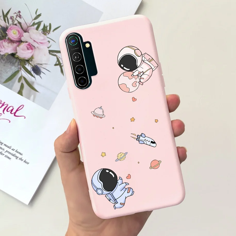 For Realme XT Case RMX1921 Popular Flower Soft Silicone Phone Cover for OPPO Realme X2 RealmeXT RealmeX2 Cases RMX1992 K5 Hoesje