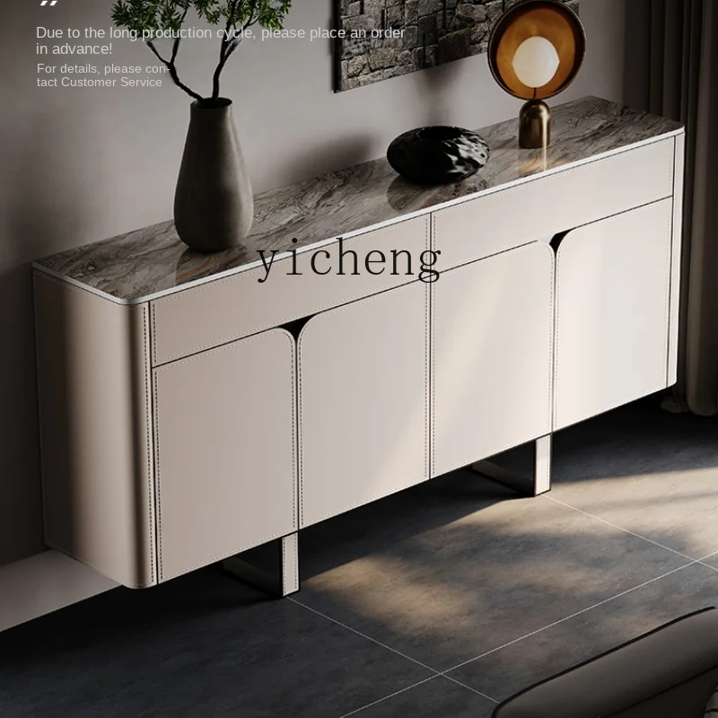 

ZC Sofa next to the Entrance Cabinet Is Facing the Door Entrance High-End Corridor Cabinet