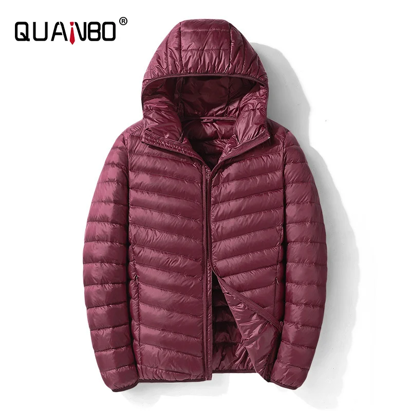 

Top Quality Men's Lightweight Water-Resistant Packable Hooded Puffer Jacket 2022 Men Business Casual Spring and Autum Coat