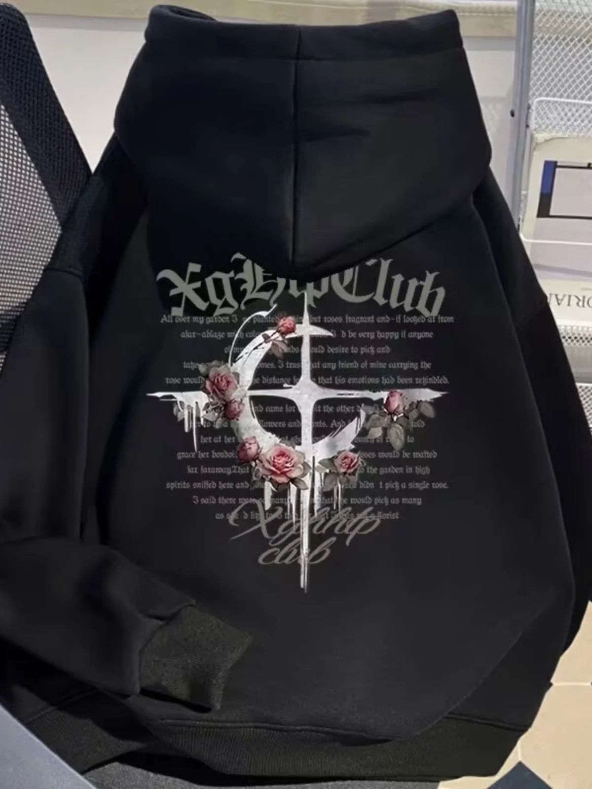 New model cross-street hip-hop sporty comfortable style autumn-winter warm men's hooded sweatshirt.Casual punk cool hoodie shirt