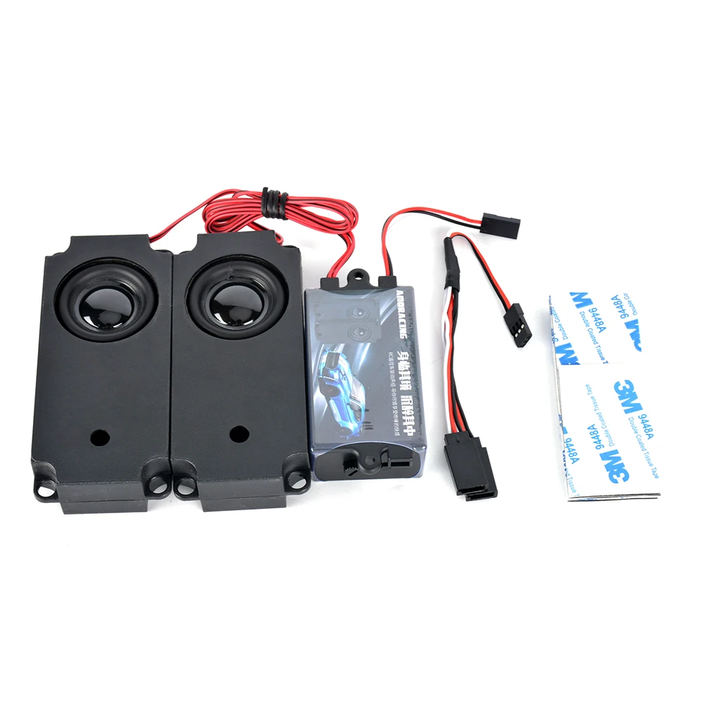 Motor Geluid Simulator 10 Soorten Geluid Vervanging voor 1/10 1/8 1/6 RC Model Auto Crawler Buggy Racing Accessoires
