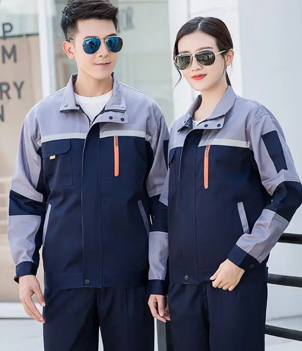 2023 Autumn Long-sleeved Coveralls Working Clothing For Men Women Custom Machine Electrician Factory Workshop Car Repair Uniform