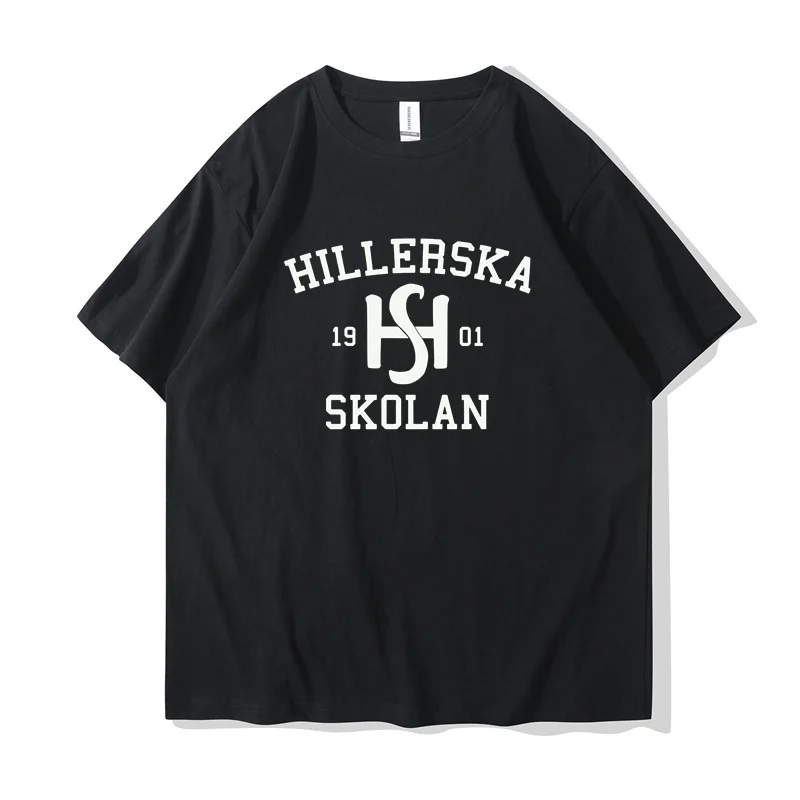 Young Royals Hillerska Skolan Tshirt Tv Show Inspired T-Shirt Unisex Graphic T Shirts Women Short Sleeve Tees Streetwear Top