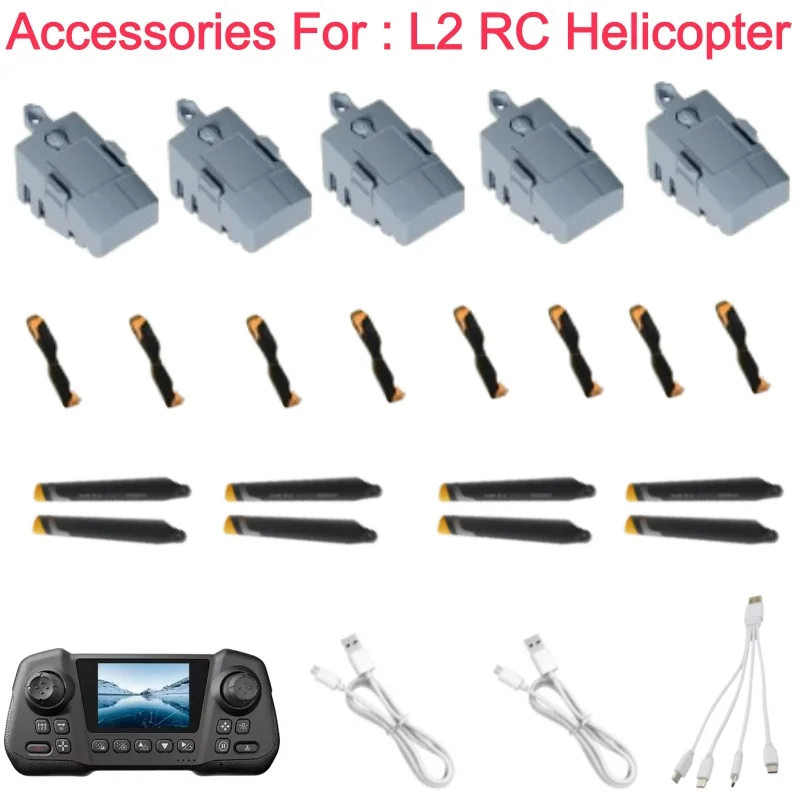 L2 Battery 3.7V 500mAh Battery For 4DRC L2 RC Helicopter L2 Remote Control Helicopter Spare Accessories Parts Propeller USB