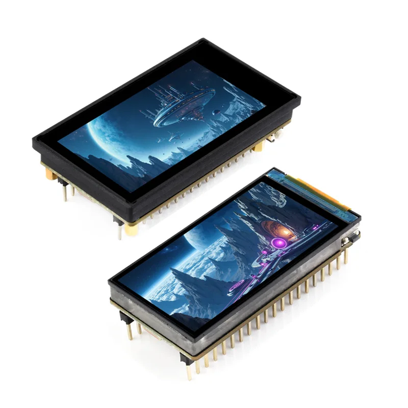 Picture 5: ESP32-C6 1.47inch LCD 172×320 IPS Touch Display Option ESP32-C6 1.9inch Module 262K Color Supports WiFi 6 & Bluetooth
