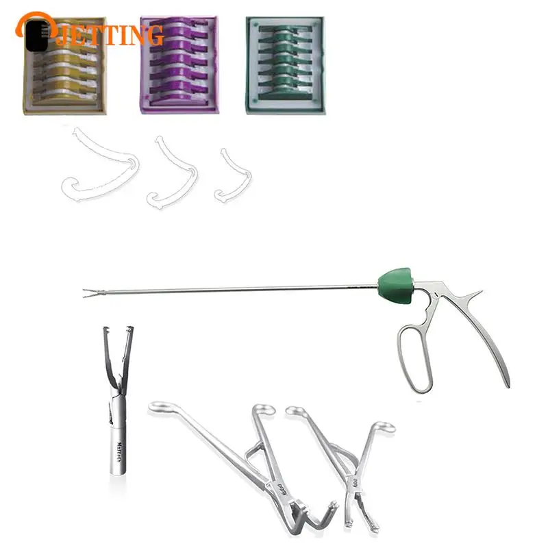 Medical Plastic Laparoscopic Polymer Ligation Clips Hemolok Clips Endoscopy Surgery Surgical Vascular Clips Medical Tools
