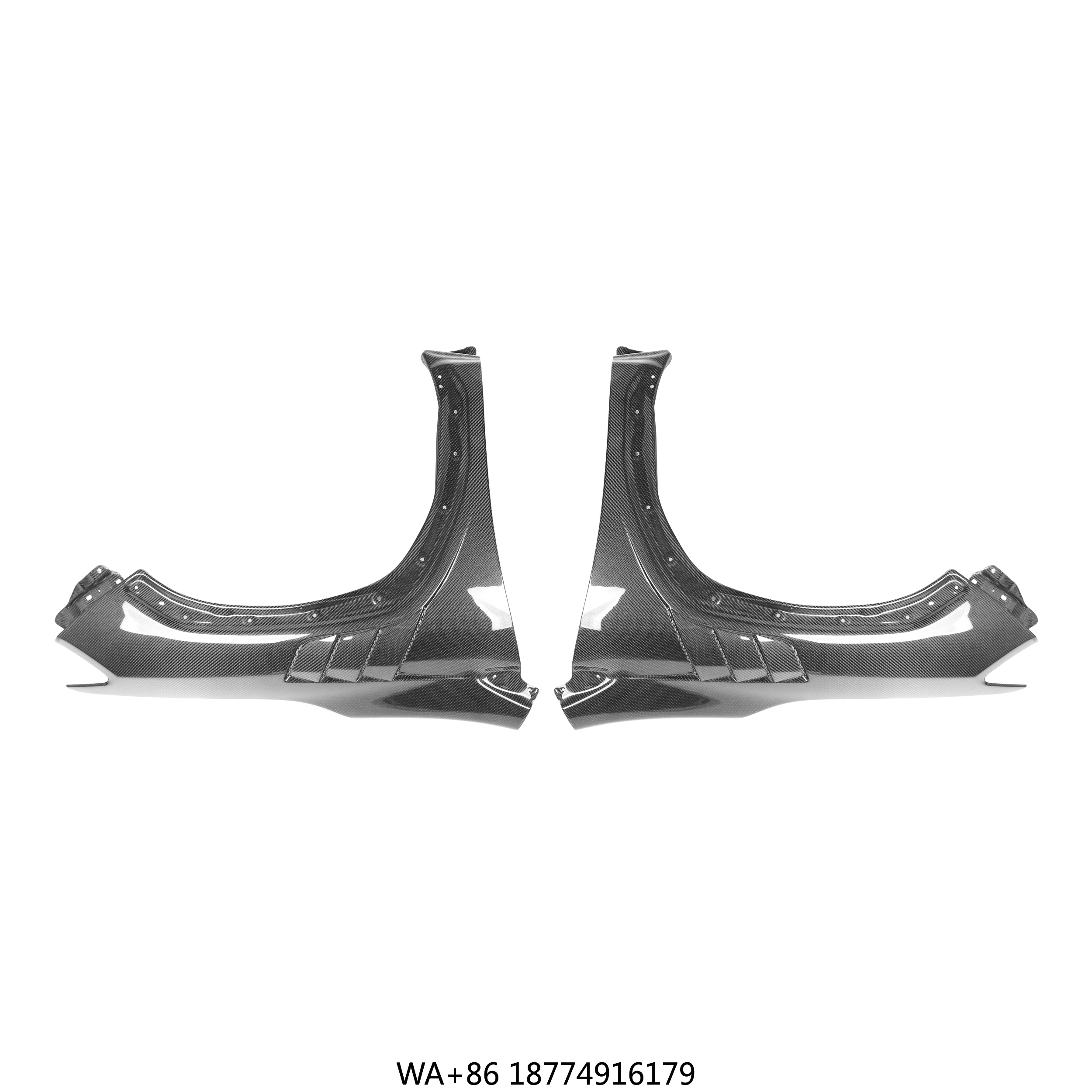 

Real Carbon Fiber Front Side Bumper Fender Trims for Impreza WRX/VBH 12th Gen Includes Screws