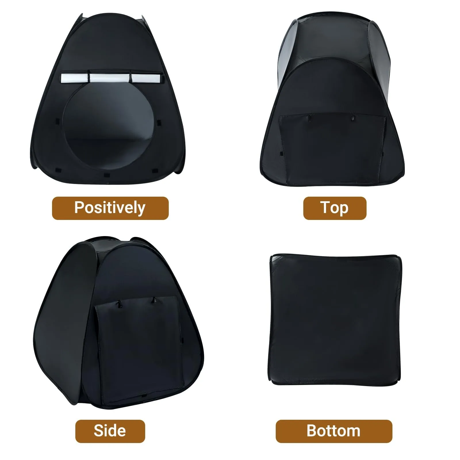 Blackout Sensory Tent Foldable Kids Calm Corner Tent With Storage Bag Blackout Tent Children Indoor Tent For Autistic Children