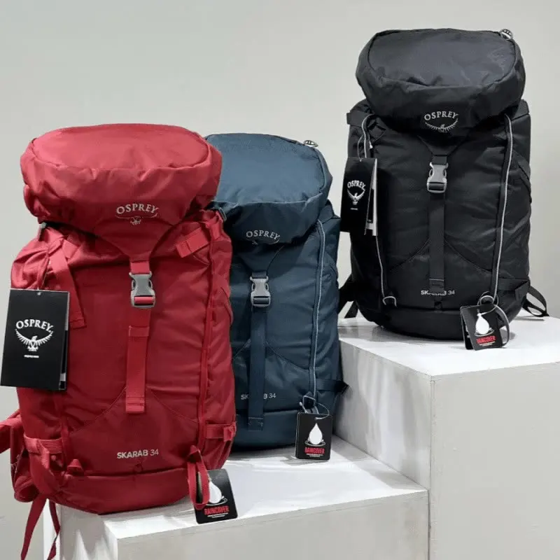 Mochila profesional para montañismo y escalada, paquete de senderismo al aire libre Scarab 22L 30L 34L, bolsa de senderismo duradera