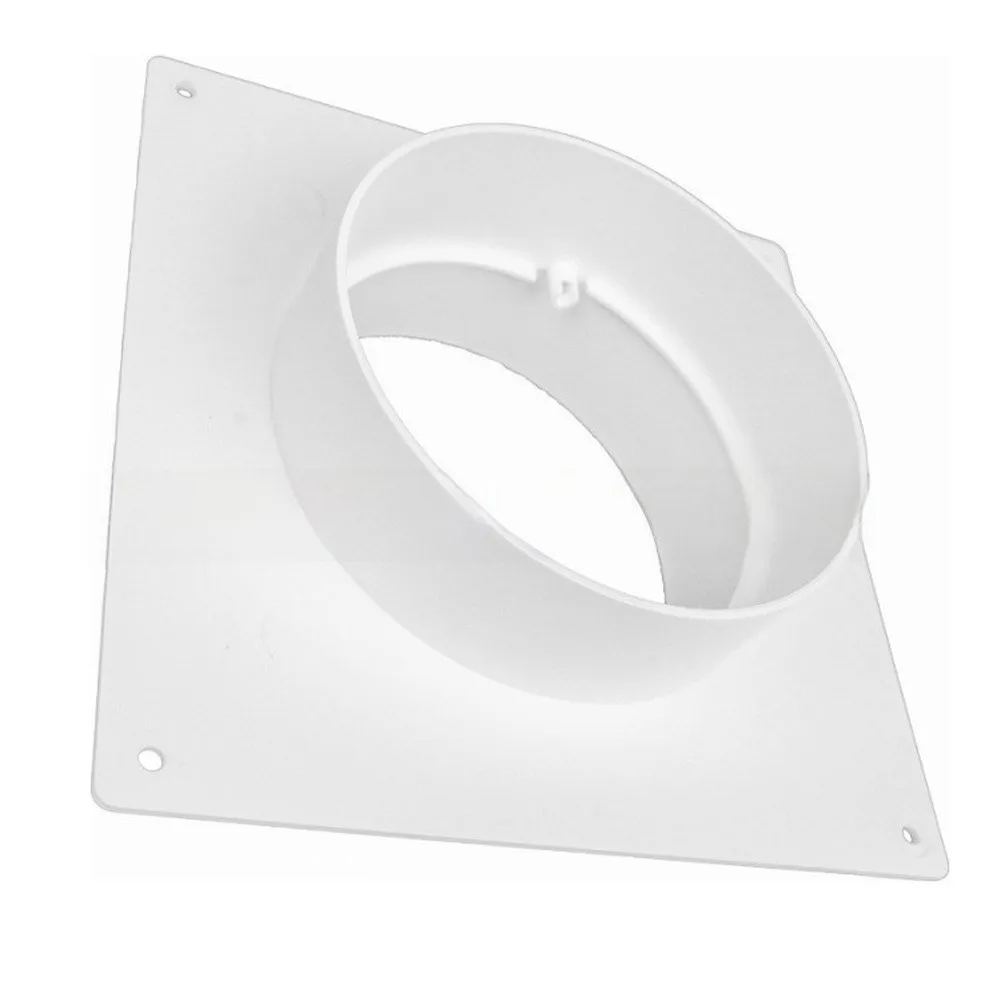 4 inch 6 inch Duct Flange Connector ABS White 100MM 150MM for HVAC Air Vent Systems For Heating Cooling Ventilation Setup view 3