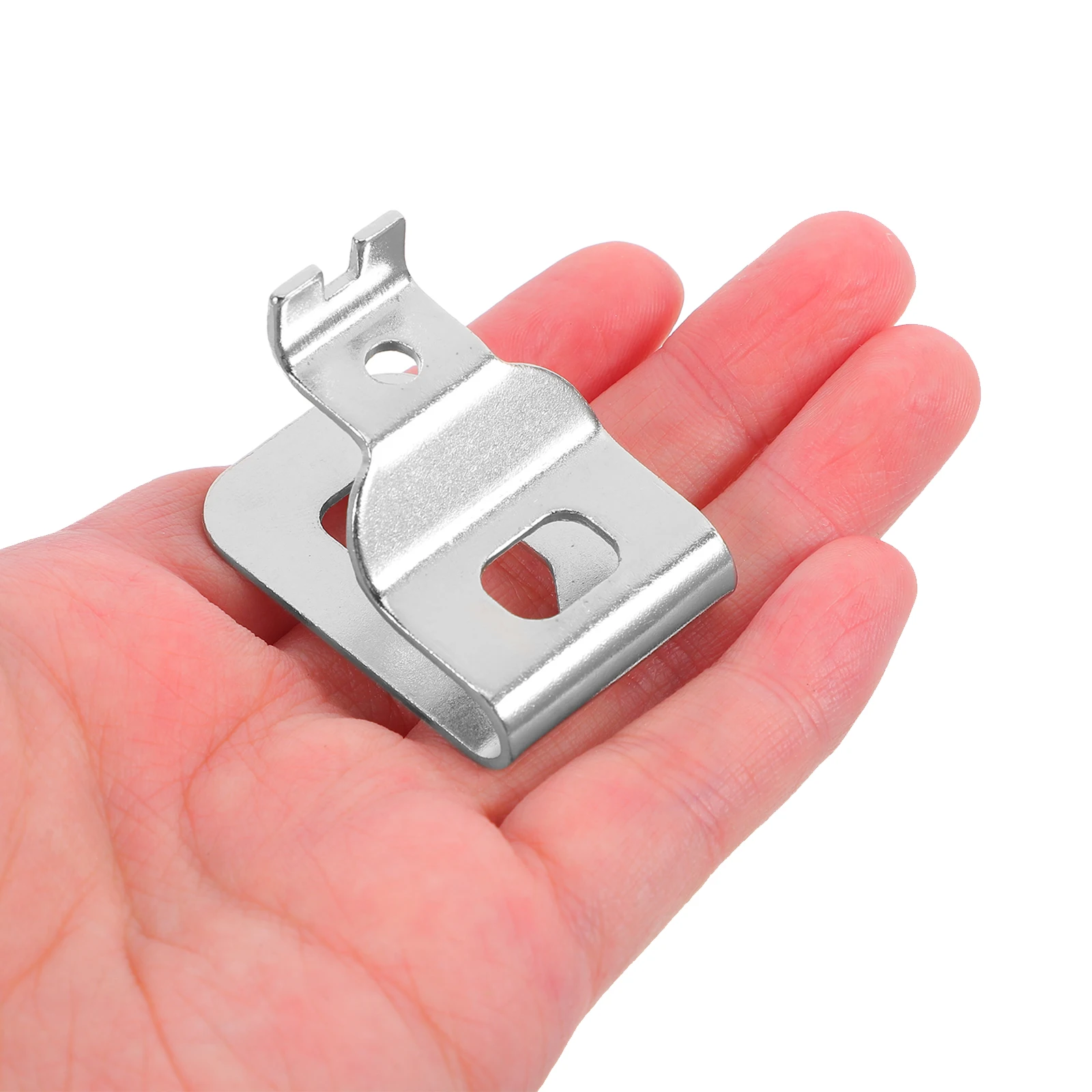 6 pezzi di clip per trapano elettrico accessorio per cintura per attrezzi in acciaio inossidabile facile installazione clip per cintura per trapano a batteria gancio per utensile elettrico