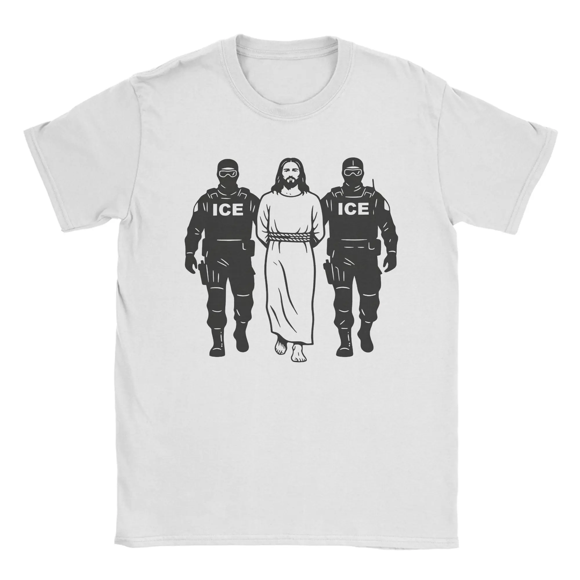 

Abolish Ice T Shirt Summer 100% Cotton T-Shirts For Man Fashion Casual Tshirt Short Sleeve Vintage Clothes