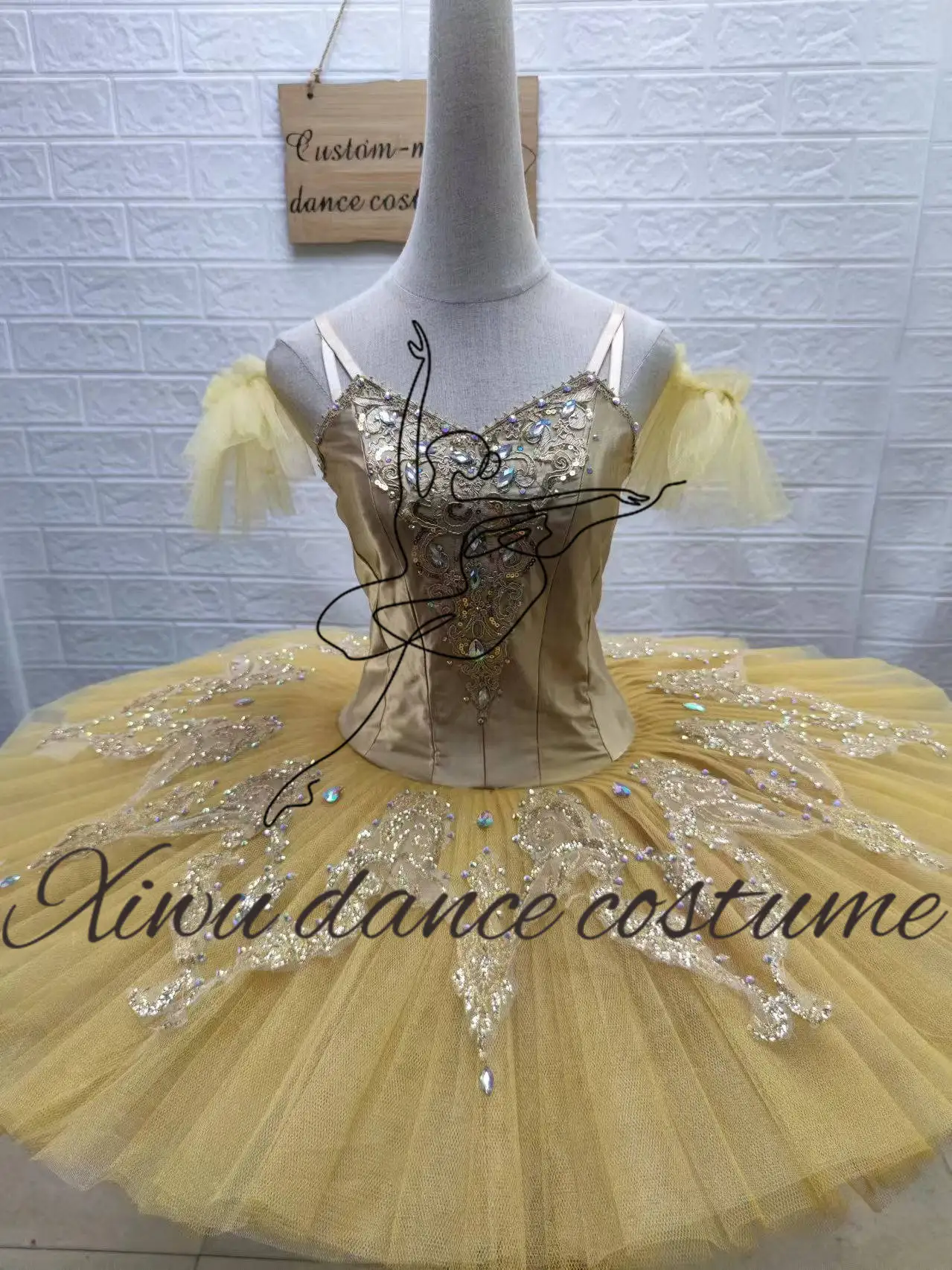 Professional high-quality custom-size ballet performance ballet costume high-end competition ballet dress