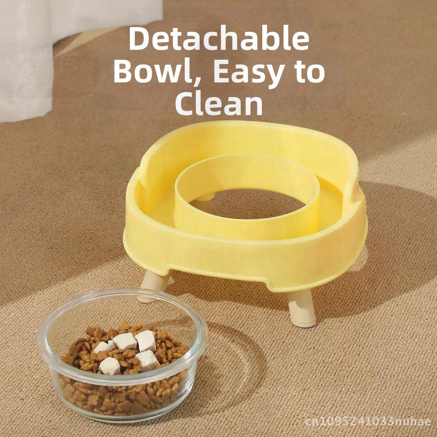 

Havo Original Dog Leak-proof Food Bowl Separable Pet Feeding Dish for Small And Medium Dogs Cat Food Bowl in Assorted Colors