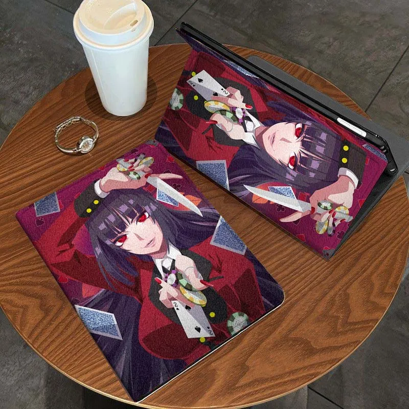 

K-Kakeguis Girl pattern For iPad Pro Air Mini 1 2 3 4 5 6 7 7th 8th 9th 10th 11th 10.2 9.7 10.5 10.9 11 12.9 Tablet Case
